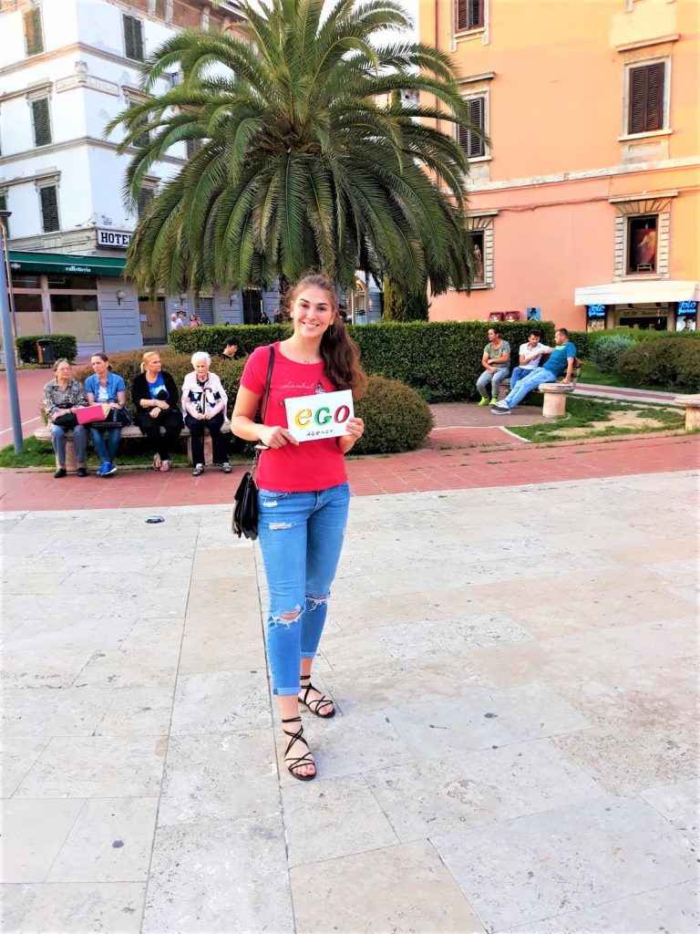 Фото-отзыв от девочки хостес из Италии