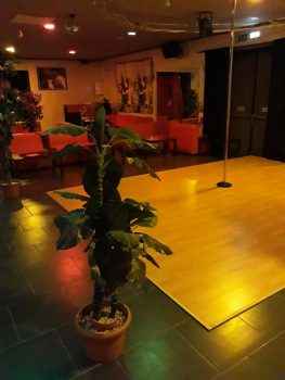 Сцена и пилон в клубе Ledi Night Pieve