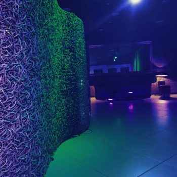 На фотографии интерьер ночного клуба NO BLESS из Италии