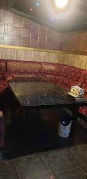 Фото-отчет из румки караоке бара Мактум (диван, столик, интерьер)